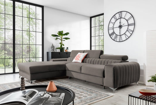 Corner Sleeper Sofa Grayson 1 | size: Width: 278cm, Height: 92cm, Depth: 205cm | color: Loco | image: 1 | variant: 1014622