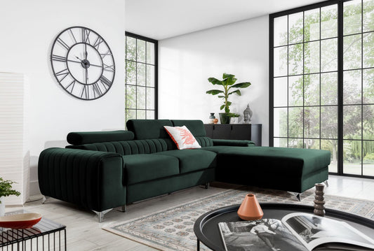 Corner Sleeper Sofa Grayson 45 | size: Width: 278cm, Height: 92cm, Depth: 205cm | color: Loco | image: 1 | variant: 1014666