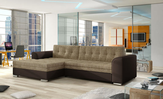 Corner Sleeper Sofa Hexham 13 | size: Width: 275cm, Height: 78cm, Depth: 165cm | color: Berlin/Soft | image: 1 | variant: 1015203
