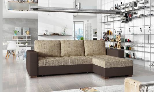 Corner Sleeper Sofa Hinckley 17 | size: Width: 237cm, Height: 90cm, Depth: 57cm | color: Berlin/Soft | image: 1 | variant: 1017122