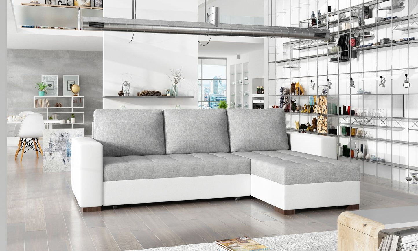 Corner Sleeper Sofa Hinckley 25 | size: Width: 237cm, Height: 90cm, Depth: 57cm | color: Sawana/Soft | image: 1 | variant: 1017130