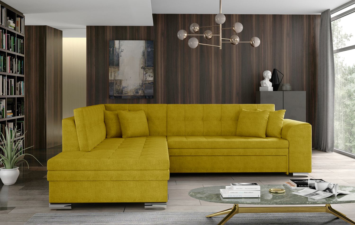 Corner Sleeper Sofa Kettering 10 | size: Width: 260cm, Height: 80cm, Depth: 58cm | color: Omega | image: 1 | variant: 1017240