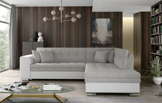 Corner Sleeper Sofa Kettering 49 | size: Width: 260cm, Height: 80cm, Depth: 58cm | color: Berlin/Soft | image: 1 | variant: 1017279