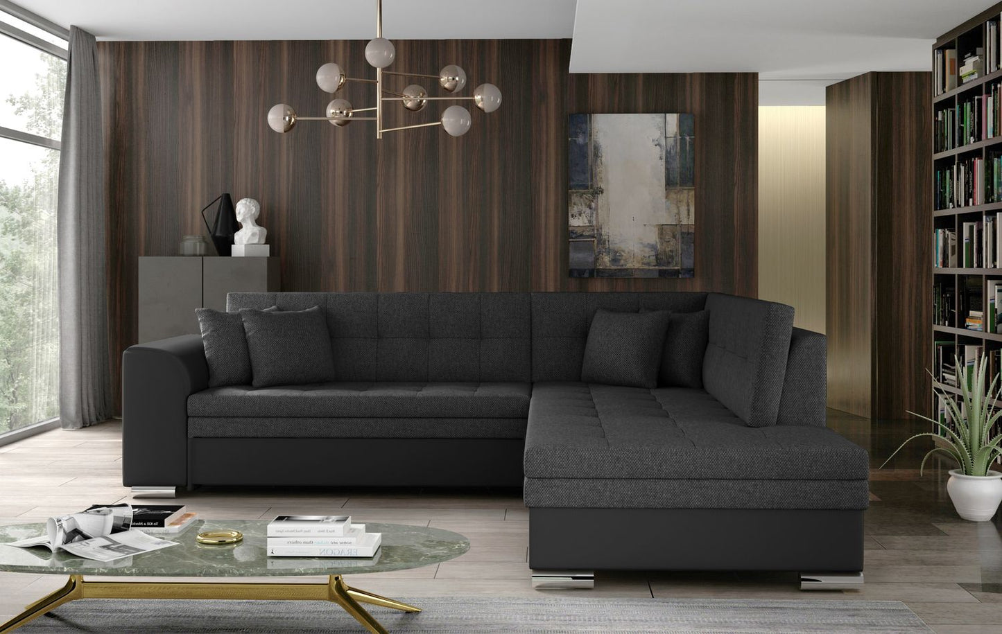 Corner Sleeper Sofa Kettering 75 | size: Width: 260cm, Height: 80cm, Depth: 58cm | color: Inari/Soft | image: 1 | variant: 1017305