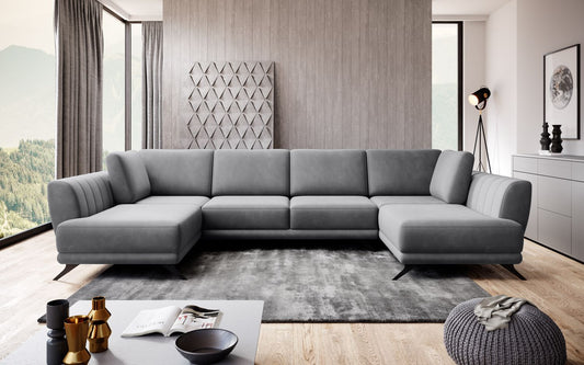 Corner Sleeper Sofa Larco 13 | size: Width: 362cm, Height: 90cm, Depth: 191cm | color: Sola | image: 1 | variant: 1014687