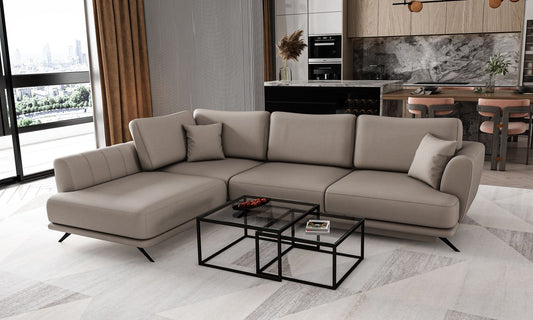 Corner Sleeper Sofa Larde 15 | size: Width: 276cm, Height: 90cm, Depth: 191cm | color: Savoi | image: 1 | variant: 1014830