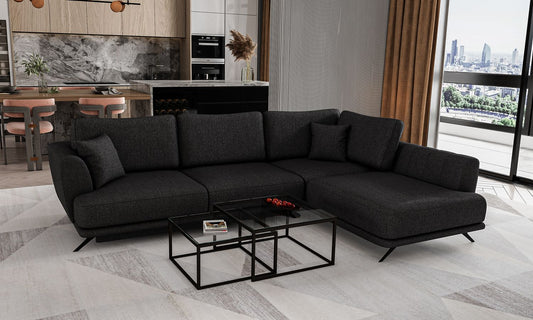 Corner Sleeper Sofa Larde 59 | size: Width: 276cm, Height: 90cm, Depth: 191cm | color: Vero | image: 1 | variant: 1014874