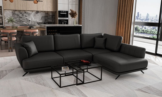 Corner Sleeper Sofa Larde 60 | size: Width: 276cm, Height: 90cm, Depth: 191cm | color: Softis | image: 1 | variant: 1014875