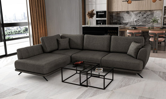 Corner Sleeper Sofa Larde 8 | size: Width: 276cm, Height: 90cm, Depth: 191cm | color: Flores | image: 1 | variant: 1014823