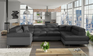 Corner Sleeper Sofa Letto 26 | size: Width: 202cm, Height: 90cm, Depth: 58cm | color: Inari/Soft | image: 1 | variant: 1015786