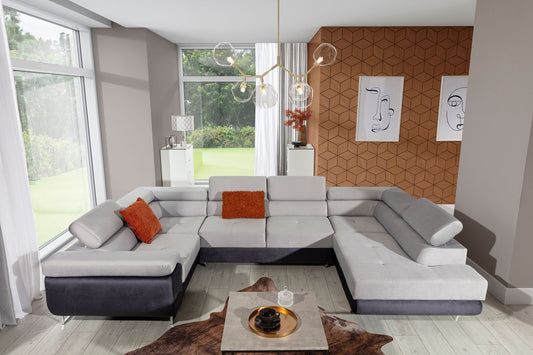 Corner Sleeper Sofa Letto 56 | size: Width: 340cm, Height: 90cm, Depth: 202cm | color: Monolith | image: 1 | variant: 1015816