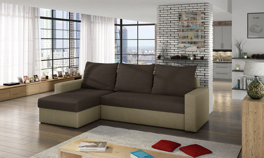 Corner Sleeper Sofa Livio 15 | size: Width: 237cm, Height: 90cm, Depth: 57cm | color: Alova | image: 1 | variant: 1015880