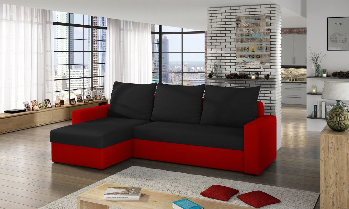 Corner Sleeper Sofa Livio 2 | size: Width: 237cm, Height: 90cm, Depth: 57cm | color: Alova | image: 1 | variant: 1015867