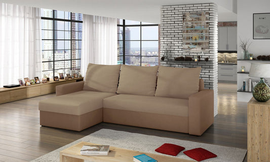 Corner Sleeper Sofa Livio 3 | size: Width: 237cm, Height: 90cm, Depth: 57cm | color: Alova | image: 1 | variant: 1015868