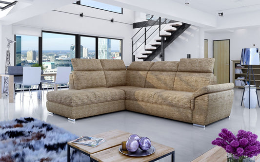 Corner Sleeper Sofa Loreto 30 | size: Width: 260cm, Height: 102cm, Depth: 60cm | color: Berlin | image: 1 | variant: 1015919