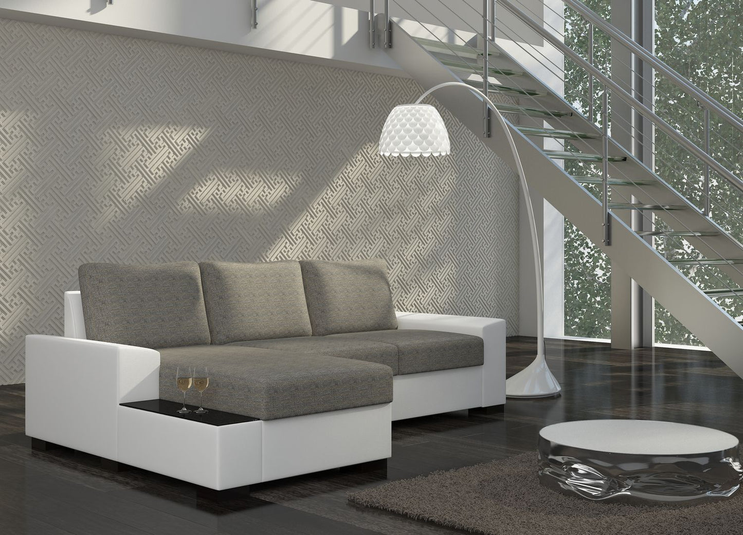 Corner Sleeper Sofa Market Harborough 11 | size: Width: 245cm, Height: 90cm, Depth: 165cm | color: Berlin/Soft | image: 1 | variant: 1017144