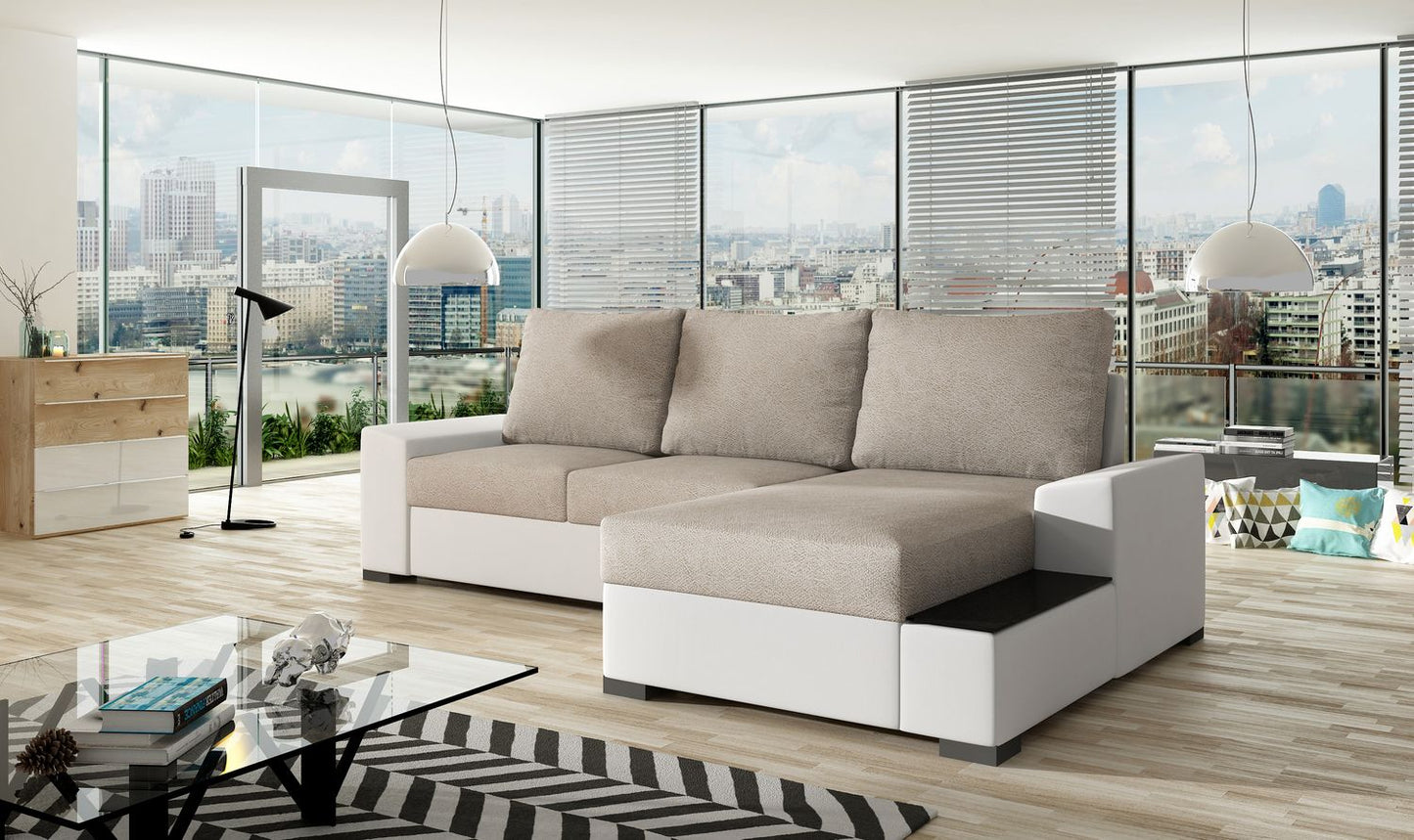Corner Sleeper Sofa Market Harborough 15 | size: Width: 245cm, Height: 90cm, Depth: 165cm | color: Dora/Soft | image: 1 | variant: 1017148