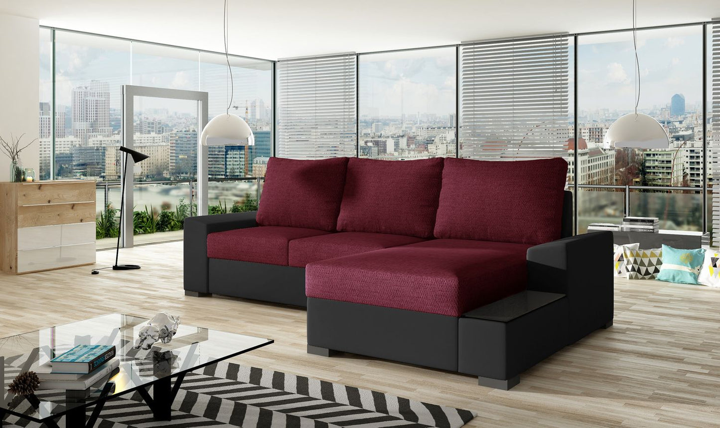 Corner Sleeper Sofa Market Harborough 3 | size: Width: 245cm, Height: 90cm, Depth: 165cm | color: Malmo/Soft | image: 1 | variant: 1017136