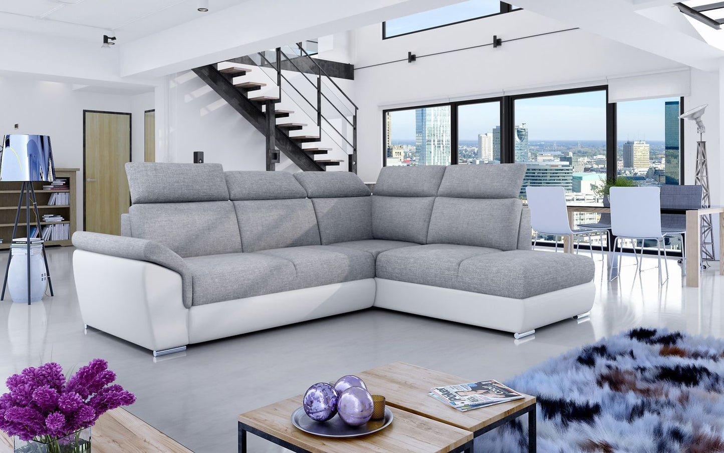 Corner Sleeper Sofa Melton Mowbray 28 | size: Width: 260cm, Height: 102cm, Depth: 60cm | color: Sawana/Soft | image: 1 | variant: 1016863
