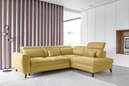 Corner Sleeper Sofa Noble 85 | size: Width: 255cm, Height: 100cm, Depth: 201cm | color: Savoi | image: 1 | variant: 1015136