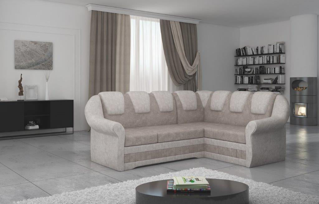 Corner Sleeper Sofa Oakham 15 | size: Width: 243cm, Height: 105cm, Depth: 55cm | color: Dora | image: 1 | variant: 1016779
