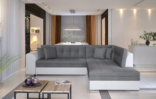 Corner Sleeper Sofa Pieretta 35 | size: Width: 260cm, Height: 80cm, Depth: 58cm | color: Sawana/Soft | image: 1 | variant: 1016319