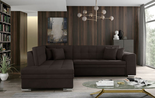 Corner Sleeper Sofa Pieretta 54 | size: Width: 260cm, Height: 80cm, Depth: 58cm | color: Jasmine | image: 1 | variant: 1016338