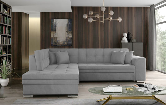 Corner Sleeper Sofa Pieretta 7 | size: Width: 260cm, Height: 80cm, Depth: 58cm | color: Paros | image: 1 | variant: 1016291