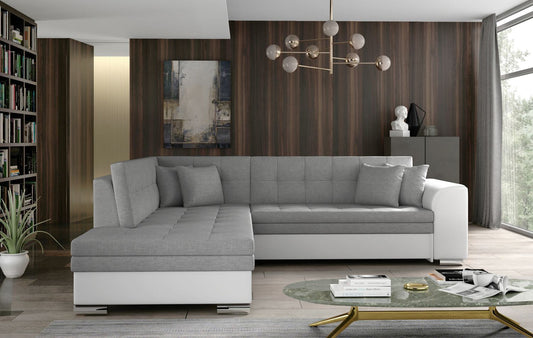 Corner Sleeper Sofa Pieretta 73 | size: Width: 260cm, Height: 80cm, Depth: 58cm | color: Sawana/Soft | image: 1 | variant: 1016357