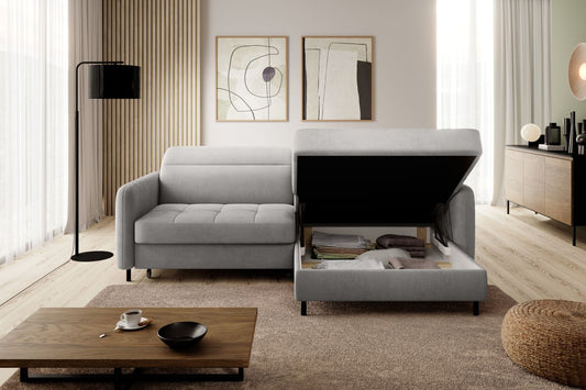 Corner Sleeper Sofa Portree 23 | size: Width: 228cm, Height: 100cm, Depth: 165cm | color: Touch | image: 1 | variant: 1015551