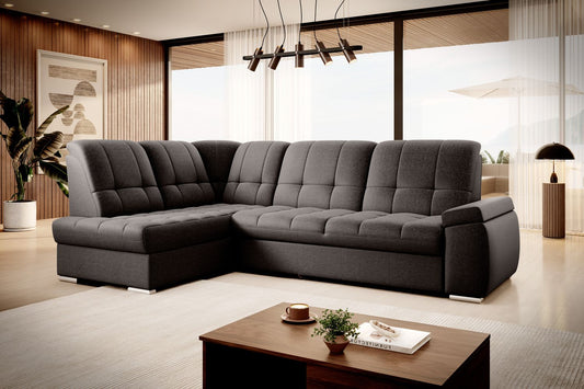 Corner Sleeper Sofa Sado 20 | size: Width: 272cm, Height: 95cm, Depth: 192cm | color: Flores | image: 1 | variant: 1015208