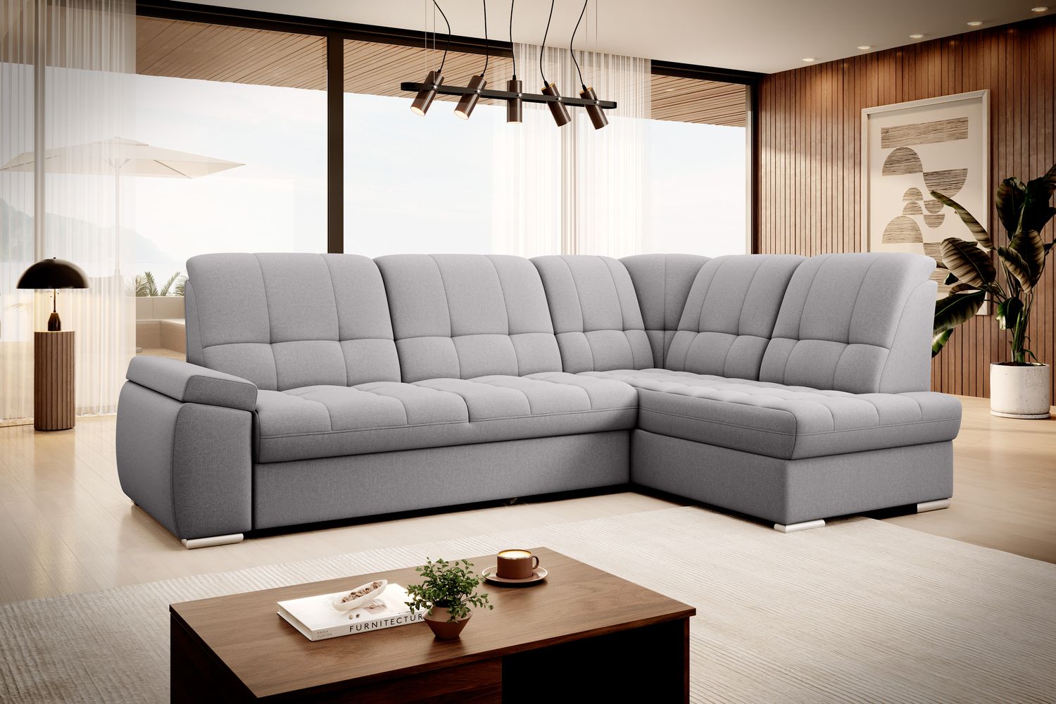Corner Sleeper Sofa Sado 42 | size: Width: 272cm, Height: 95cm, Depth: 192cm | color: Gojo | image: 1 | variant: 1015230