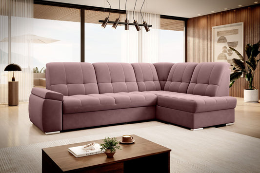 Corner Sleeper Sofa Sado 65 | size: Width: 272cm, Height: 95cm, Depth: 192cm | color: Velvetmat | image: 1 | variant: 1015253