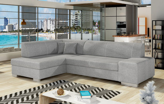 Corner Sleeper Sofa Salisbury 30 | size: Width: 268cm, Height: 73cm, Depth: 167cm | color: Sawana | image: 1 | variant: 1016633