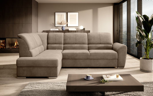 Corner Sleeper Sofa Siber 19 | size: Width: 270cm, Height: 93cm, Depth: 186cm | color: Nube | image: 1 | variant: 1015287