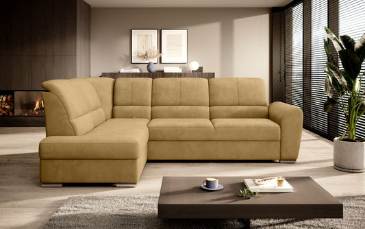 Corner Sleeper Sofa Siber 39 | size: Width: 270cm, Height: 93cm, Depth: 186cm | color: Nube | image: 1 | variant: 1015307