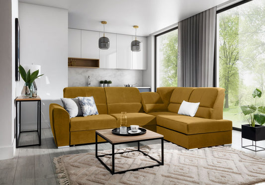 Corner Sleeper Sofa Siber 79 | size: Width: 270cm, Height: 93cm, Depth: 186cm | color: Loco | image: 1 | variant: 1015347