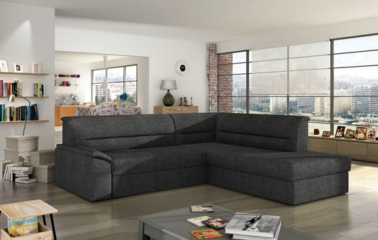 Corner Sleeper Sofa Sleaford 1 | size: Width: 212cm, Height: 90cm, Depth: 65cm | color: Sawana | image: 1 | variant: 1016434