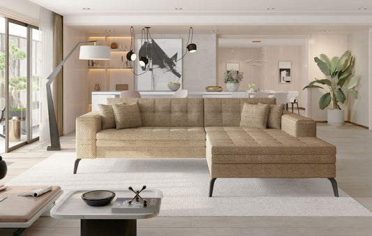 Corner Sleeper Sofa Solange 27 | size: Width: 292cm, Height: 80cm, Depth: 196cm | color: Berlin | image: 1 | variant: 1016436