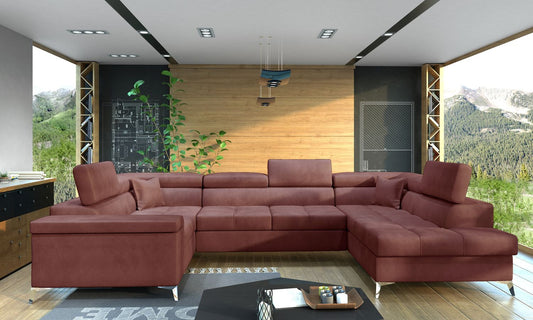 Corner Sleeper Sofa Thiago 19 | size: Width: 208cm, Height: 88cm, Depth: 43cm | color: Monolith | image: 1 | variant: 1016487