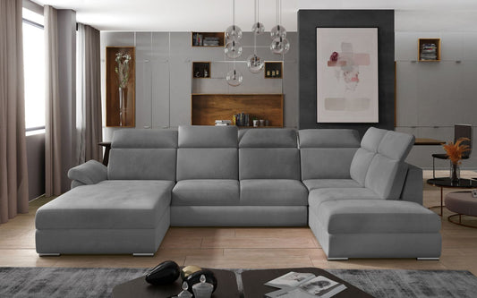 Corner Sleeper Sofa Winchester 31 | size: Width: 336cm, Height: 102cm, Depth: 216cm | color: Monolith | image: 1 | variant: 1016584