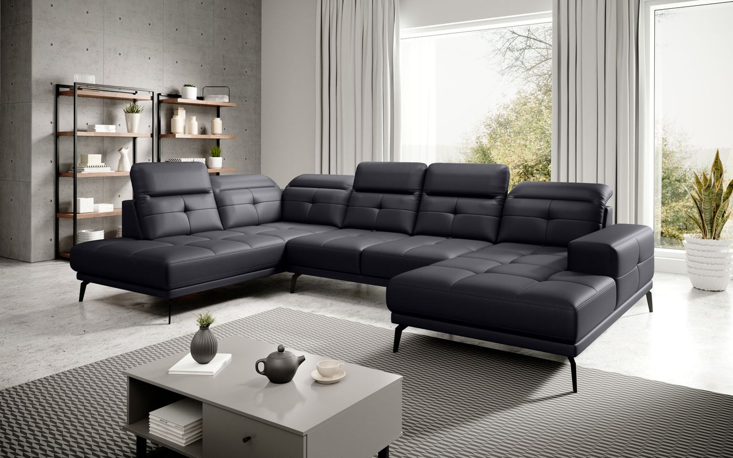 Corner Sofa Alnwick 23 | size: Width: 350cm, Height: 107cm, Depth: 205cm | color: Softis | image: 1 | variant: 1015281