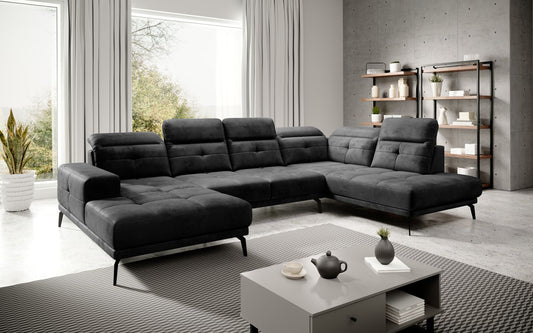 Corner Sofa Alnwick 58 | size: Width: 350cm, Height: 107cm, Depth: 205cm | color: Nube | image: 1 | variant: 1015316