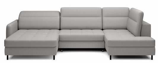 Corner Sofa Berrto 1 | size: Width: 306cm, Height: 100cm, Depth: 165cm | color: Manhattan | image: 0 | variant: 1002122