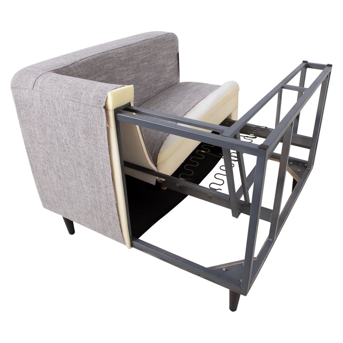 Corner Sofa Colchester | size: Width: 289cm, Height: 89cm, Depth: 143cm | color: Gray | image: 5 | variant: 1000142