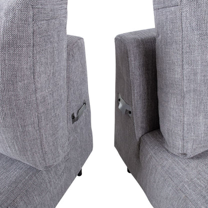 Corner Sofa Colchester | size: Width: 289cm, Height: 89cm, Depth: 143cm | color: Gray | image: 6 | variant: 1000142