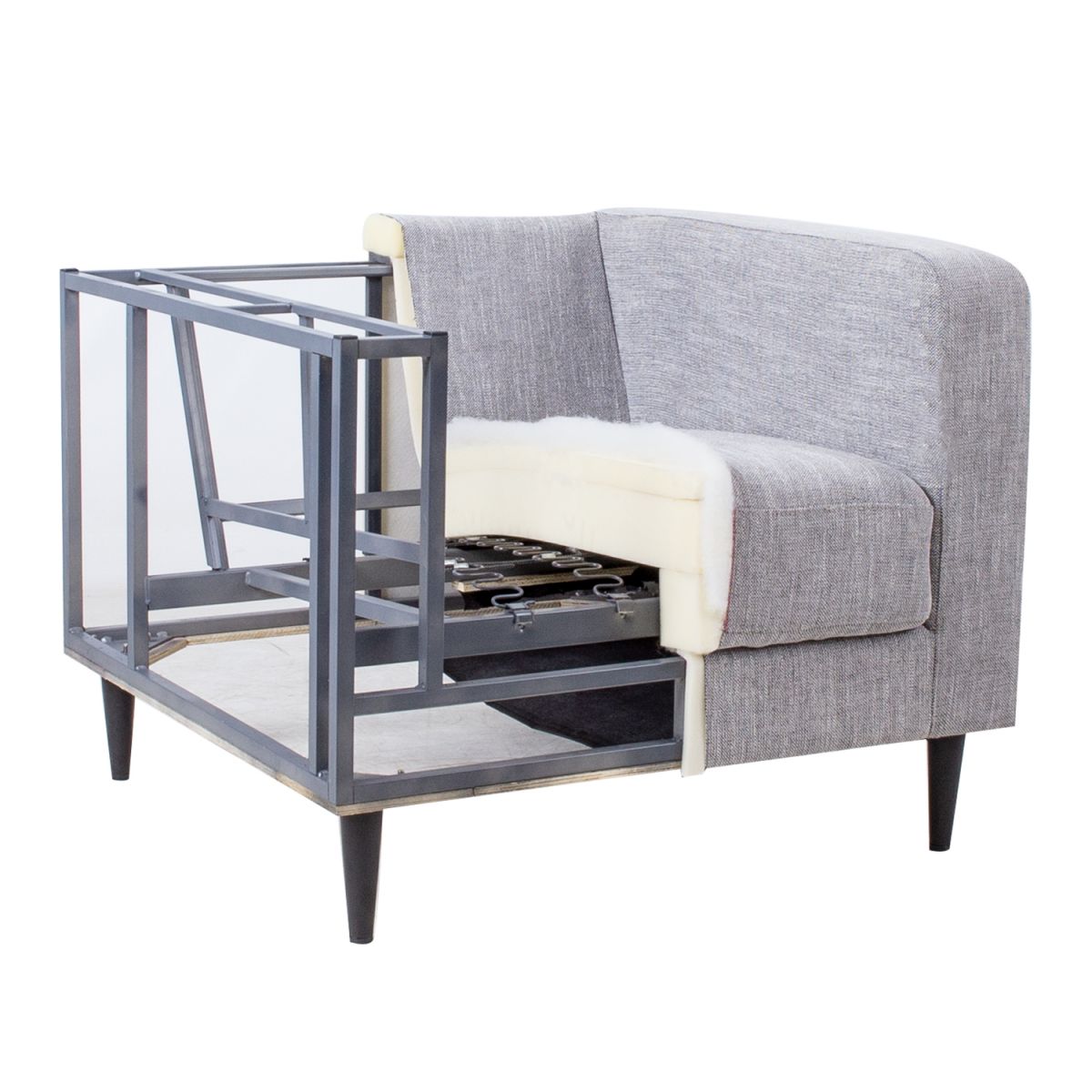 Corner Sofa Colchester | size: Width: 289cm, Height: 89cm, Depth: 143cm | color: Gray | image: 7 | variant: 1000142