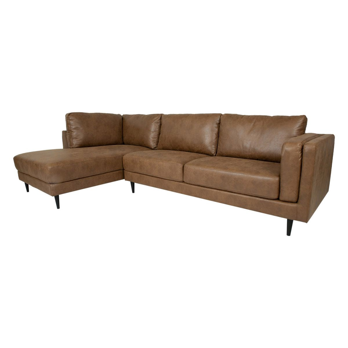 Corner Sofa Colchester | size: Width: 289cm, Height: 89cm, Depth: 175cm | color: Brown | image: 1 | variant: 1000145