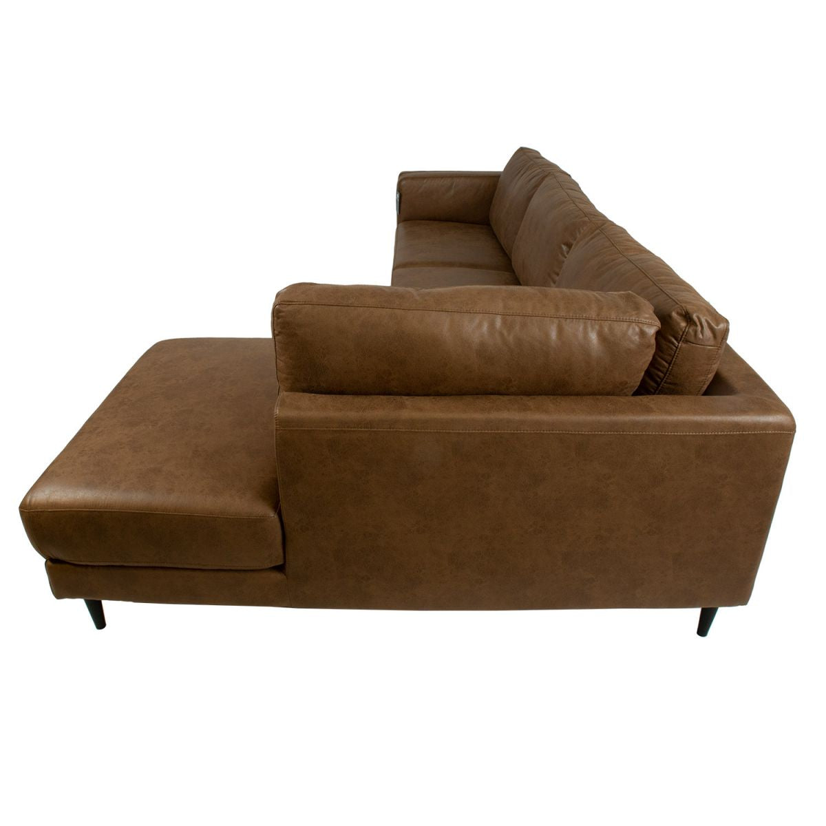 Corner Sofa Colchester | size: Width: 289cm, Height: 89cm, Depth: 175cm | color: Brown | image: 3 | variant: 1000144