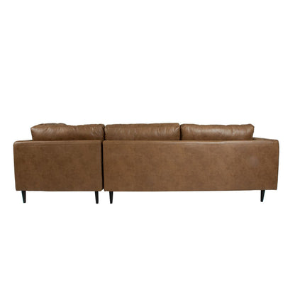 Corner Sofa Colchester | size: Width: 289cm, Height: 89cm, Depth: 175cm | color: Brown | image: 4 | variant: 1000144